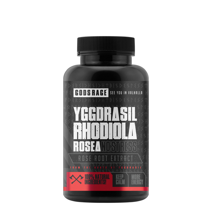 Yggdrasil Rhodiola Rosea Gods Rage · 120 capsules