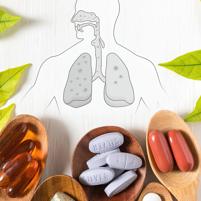 Supplements zur Unterstützung der Immunität gegenüber Erkrankungen der Atemwege wie COVID-19