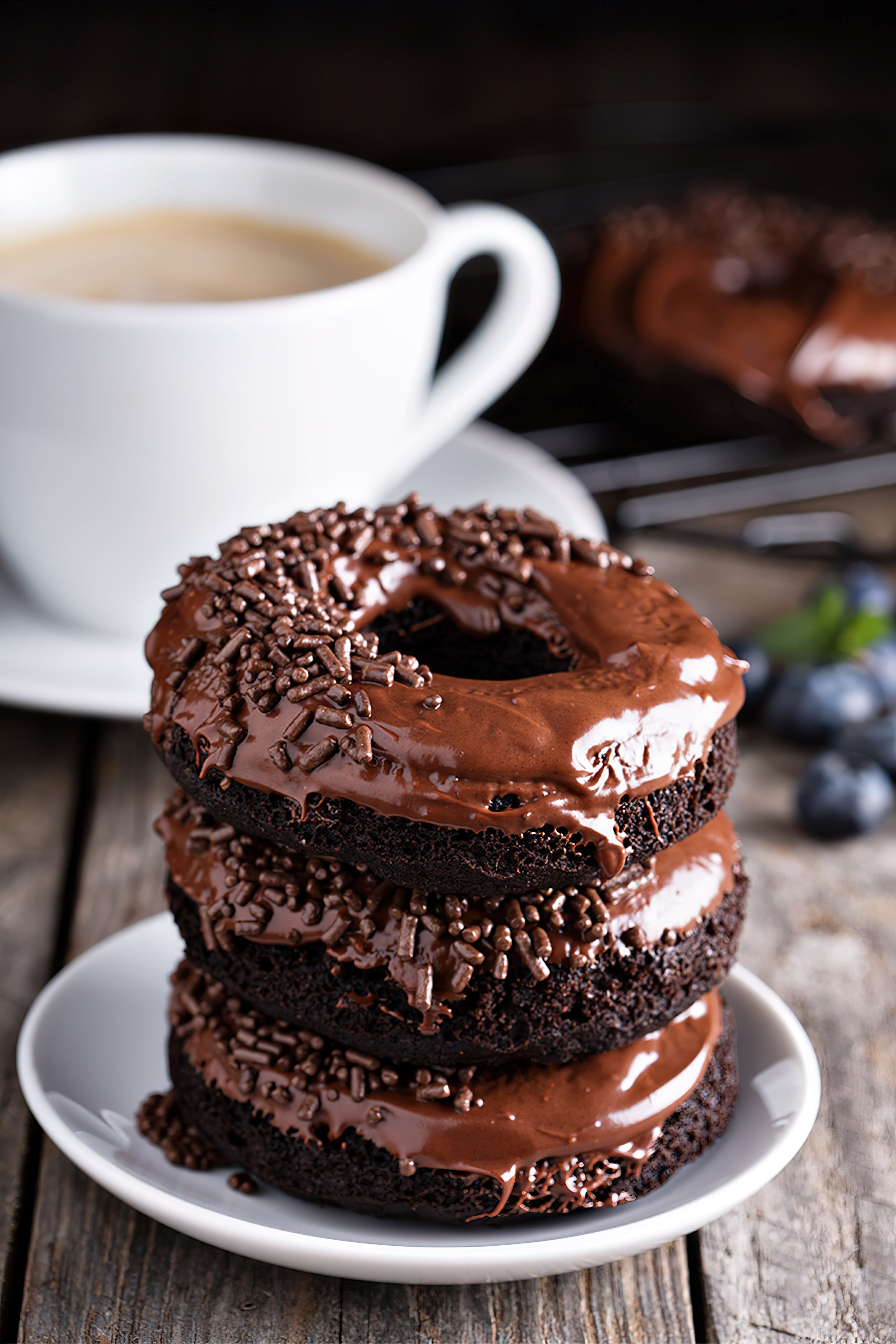 Rezept des Tages Double-Chocolate Protein Donuts