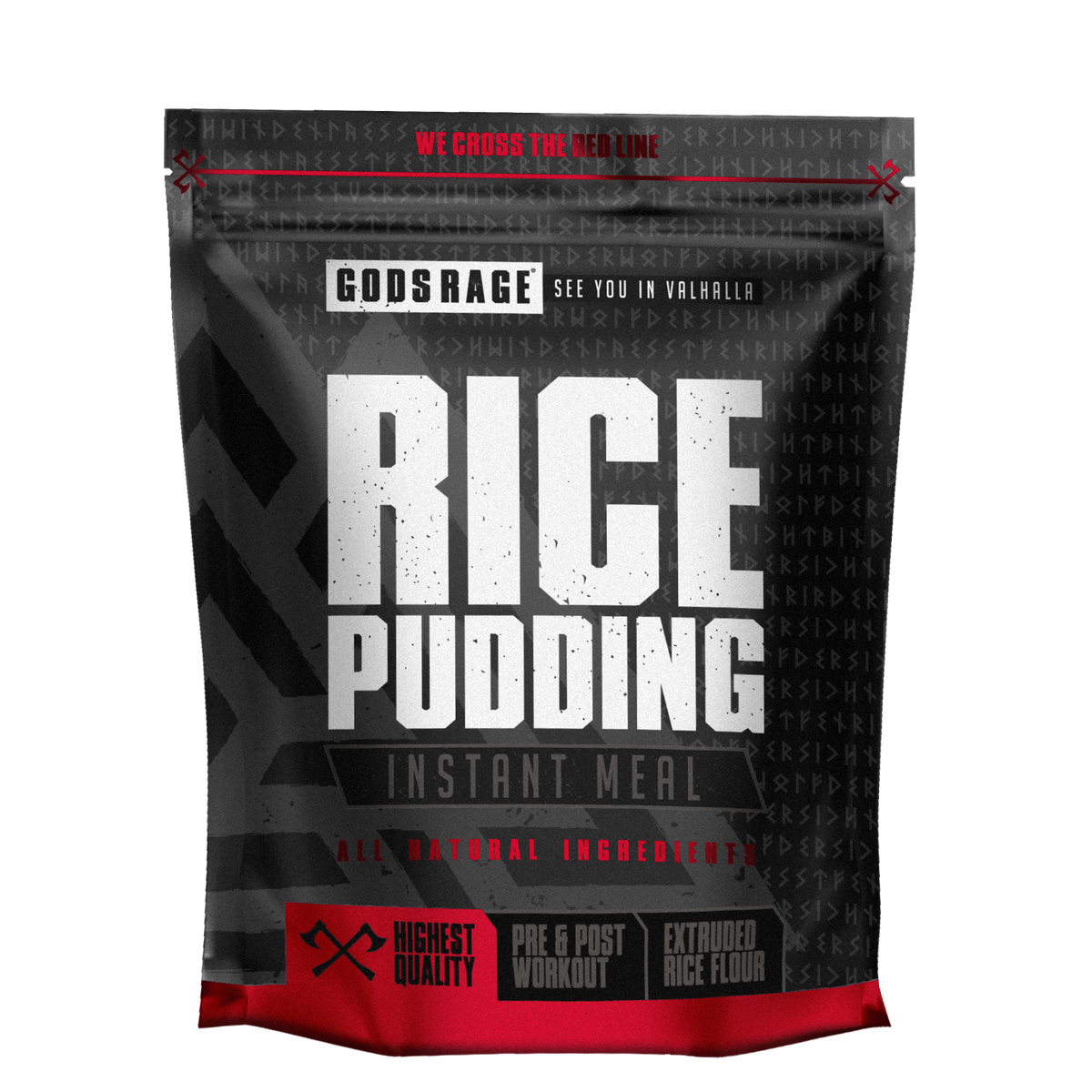 Gods Rage: Rice Pudding Instant Meal · 1000g — Gigas Nutrition