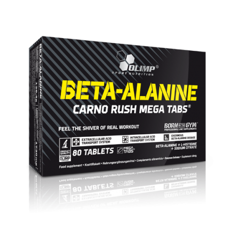 Beta-Alanine Carno Rush Mega Tabs · 80 Tabletten