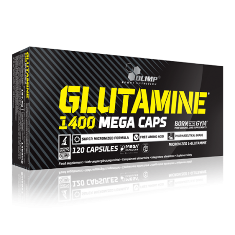 Glutamine 1400 Mega Caps · 120 Kapseln