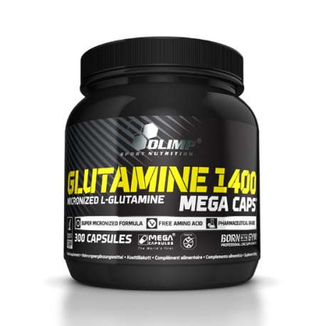 Glutamine 1400 Mega Caps · 300 Kapseln