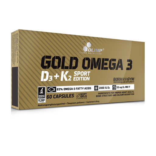 Gold Omega 3 D3+K2 Sport Edition · 60 Kapseln